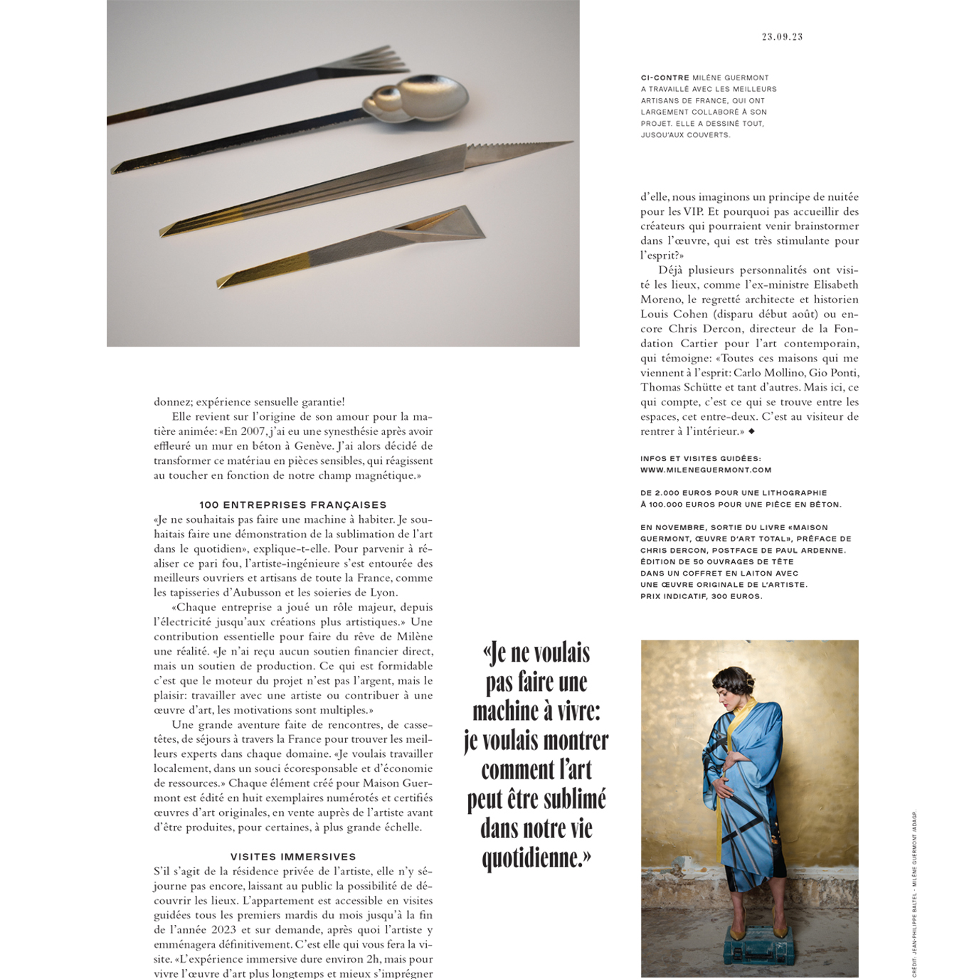 SABATO article maison guermont house gezamtkunstwerk oeuvre art tota